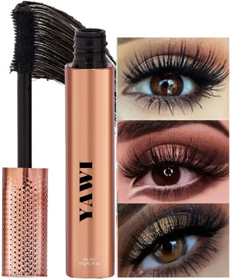YAWI Long-Lasting Waterproof Mascara - Volume, Curling & Lengthening Formula 4.5 g(Black)