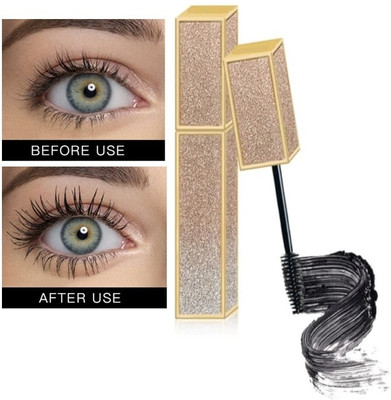 MYEONG Lightweight Curls Lashes Highly Pigmented Intense Black Finish Mascara 8 ml(Black)
