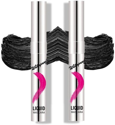 tanvi27 Pro Waterproof, Lengthening Smudge Proof, Liquid Lash Extending Tubing Mascara 20 ml(SILVER)