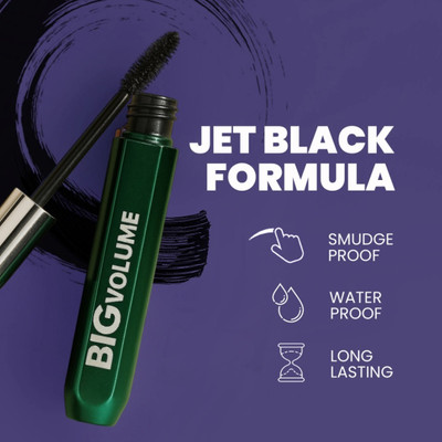 urbanfox New Mascara, Volumizing & Lengthening, Waterproof, Black 6 ml(BLACK)