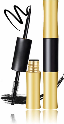 nn soft and smooth new jet black 2 in 1 eyeliner and mascara pack of 1 10 ml(BLACK)