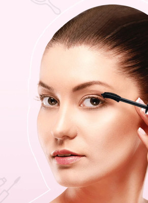 GFSU - GO FOR SOMETHING UNIQUE WATER PROOF LIQUID BLACK COLOR MATTE FINISH MASCARA 18 ml(BLACK)