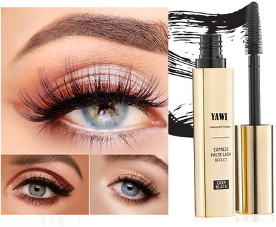YAWI Intense Black Water & Smudge Proof HD Mascara 8 ml(Black)