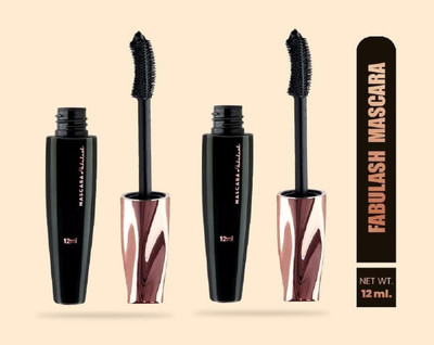 Emijun Fabulash Volumising Mascara | Up to 18 Hours Stay MASCARA COMBO 24 g(Black)