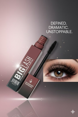 urbanfox New Black Mascara For Curled Eyelashes Highly Pigmented 10 ml(BLACK)