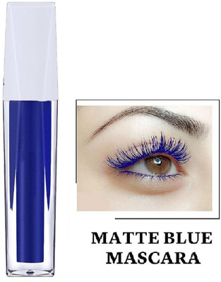 YAWI Mascara Blue Colors Waterproof Long Lasting Curling Silk Fiber matte 10 ml(BLUE)