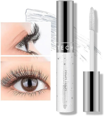 EVERERIN Transparent Brow & Lash Mascara | Glossy & Shiny | Enhances Lash & Curls 8 ml(Transparent)