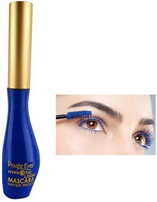 Latixmat Blue Mascara Long Lasting Waterproof Formula for Instant Volume & Glossy Look 10 ml(BLUE)