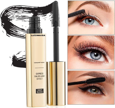 luzimaisa Big Flash Eye Makeup Mascara Smudge & Water Proof Jet Black 8 g(black)