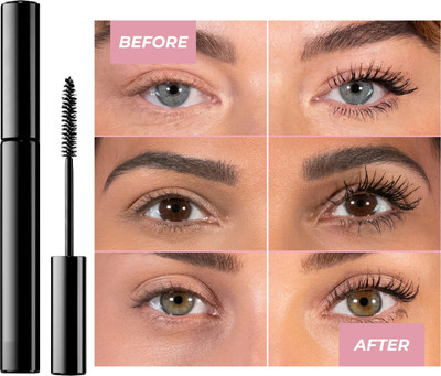 Herrlich Volumizes, Lengthens & Conditions the Lashes with Intense Color Mascara 8 ml(Black)