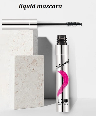 Jiwoo Waterproof Liquid Mascara - Lengthening, Smudge Proof 10 ml(Black)