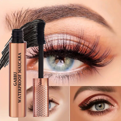 GABBU Bold Eye Mascara Smudge & Water Proof Deep Black 3 g(Black)