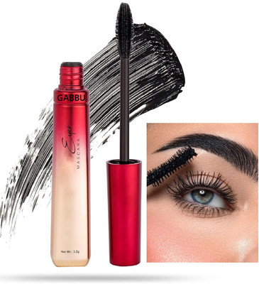 GABBU Best Eye Makeup Curl & Volume Waterproof False Lash Mascara, Black 3.2 g(BLACK)