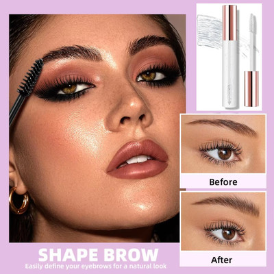 GABBU Waterproof Smudge Proof gel Eye Mascara 8 ml(TRANSPARENT)