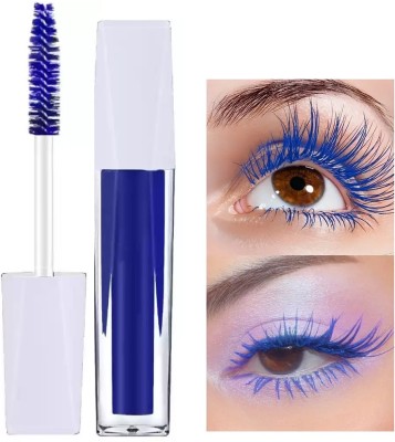 GULGLOW99 Blue Mascara, Water-Resistant, Long-Wearing Formula for All Skin Types 6 ml(BLUE)