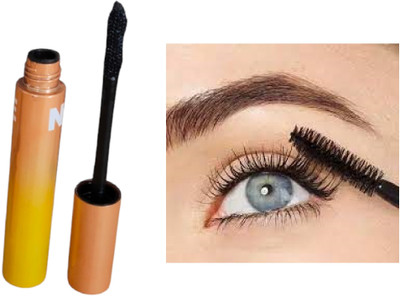 Luipui attractive mascara conical brush for cute eyes matte look 10 ml(black)
