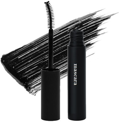 GFSU - GO FOR SOMETHING UNIQUE Black Eye Mascara Smudge & Water Proof Deep Black 3 ml(Black)