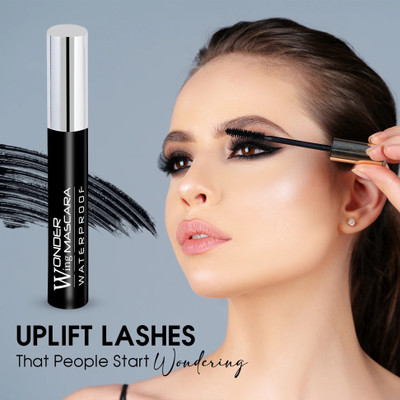 Yuency Super Smooth Professional Mascara Waterproof Long Lasting Black 3.5 ml(Black)
