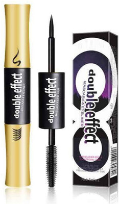 Neycare Double Effect Waterproof Mascara & Eyeliner - All-in-One Glam 10 ml(Black)