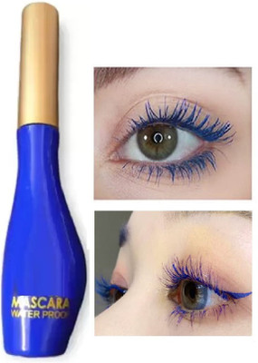 Arcanuy Makeup Matte Blue curling Eyelashes Color water proof Mascara 10 ml(BLUE)