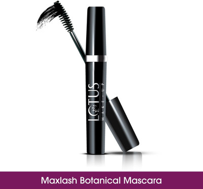 LOTUS MAKE - UP MAKE-UP MAXLASH VOLUMISING BOTANICAL WATERPROOF MASCARA - BLACK 4 g(Black)