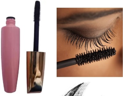 Amaryllis Smudge Proof Curling Mascara ,Perfect Waterproof Volume Black Liquid Mascara 10 ml(BLACK)