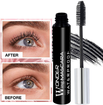 Yuency Intense Black Eye Makeup Waterproof Mascara Ultra Max Curl False Lash Effect 3.5 ml(Black)