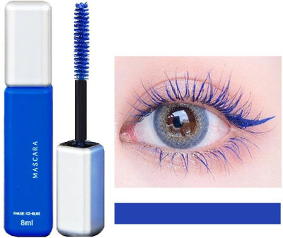 DARVING Matte Blue Mascara Long Waterproof Formula for Instant Volume 8 ml(blue)