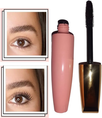 Amaryllis Jet Black Matte Mascara Lengthens Eyelashes 10 ml(Black)