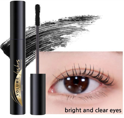 tanvi27 Black Ultra Fine Brush for Defined Lashes, Curling & Fixing Lashes Mascara 10 ml(Jet Black)