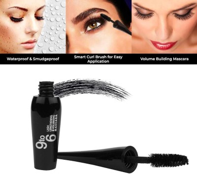 BLUEMERMAID Women best Mascara Waterproof with Intense Jet Black Color 6 ml(BLACK)