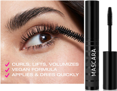 luzimaisa Waterproof Volume Mascara | Smudge Proof Curling Mascara For Eye Makeup 5 ml(Black)