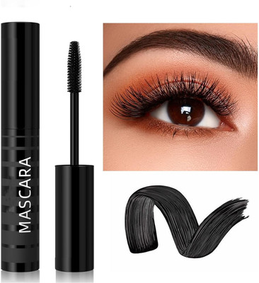 MYEONG Black Magic Waterproof And Smudgeproof Smooth Finish & Lightweight Mascara 6 ml(Black)
