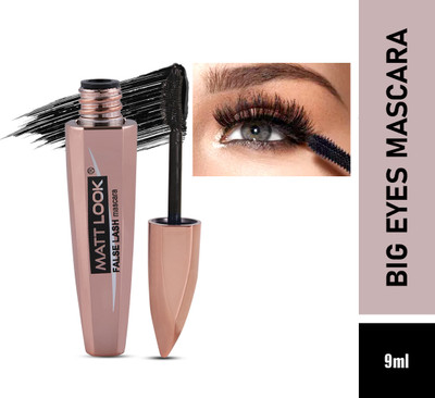 MATTLOOK Eye Makeup Curl & Volume Waterproof False Lash Mascara, Black (12ml) 12 ml(Black)