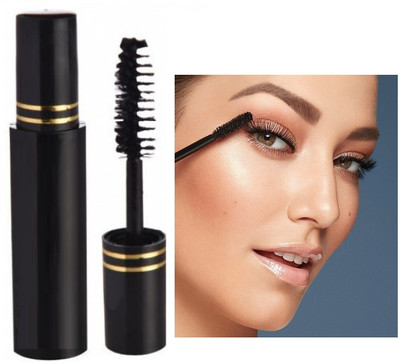 Luster Shine Waterproof Mascara with Smart Curl Brush for Voluminous Lashes 6 ml(Black)