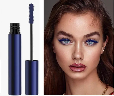 GFSU - GO FOR SOMETHING UNIQUE Shine blue Mascara for Long Lasting Eye Makeup 8 ml(blue)