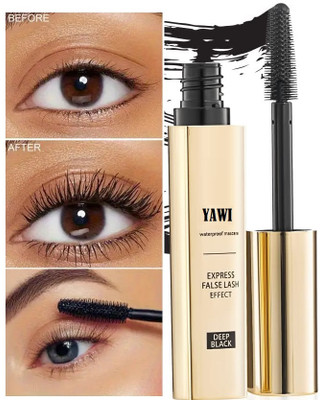 YAWI BEST Waterproof Mascara- Great for Lengthening and Volumizing Eyelashes 8 ml(BLACK)