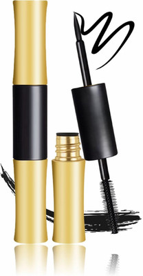 nn 2 in 1 eyeliner and mascara perfect new jet black pack of 1 10 ml(BLACK)
