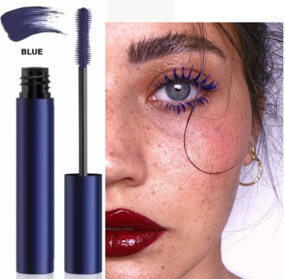 AFARAXIA Blue Eye Makeup Curl & Volume Waterproof False Lash Mascara 20 ml(Blue)