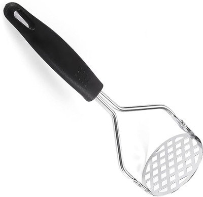 KIPSOME Potato Masher Multifunctional Easy Stainless Steel Kitchen Tool Hand Non-Slip Stainless Steel Masher(Pack of 1)