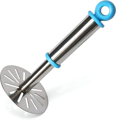 GANOVA Stainless Steel Masher – Heavy-Duty Potato Masher with Hook Stainless Steel Masher(Pack of 1)