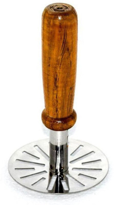 JSR ChefEase Wooden Masher RustikPress Pro Stainless Steel Masher(Pack of 1)