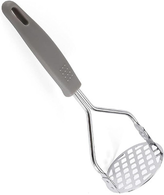 KIPSOME Potato Masher Multifunctional Easy Stainless Steel Kitchen Tool Vegetable Mashed Stainless Steel Masher(Pack of 1)