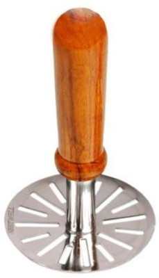 Crryzone Wood, Stainless Steel Masher(Pack of 1)