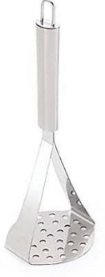 shoplance Kitchen Hand Masher (Mash for Dal/Vegetable/Potato/Baby Food/pav bhaji) Stainless Steel Masher(Pack of 1)