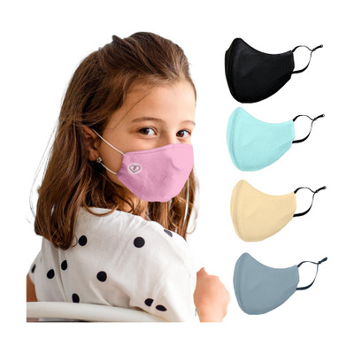 SUBHUSHA SUPER SAFETY 3 Layer Cotton kids mask combo pack Reusable Washable Breathable Skin Friendly Soft Cotton Fabric Face Mask with Adjustable Ear loops for Boys Girls Children Babies (Anti Pollution Mask , Anti Viral Mask , Anti Bacterial Mask ) (School Mask , Outdoor Mask , Kids Party Mask) (Ch