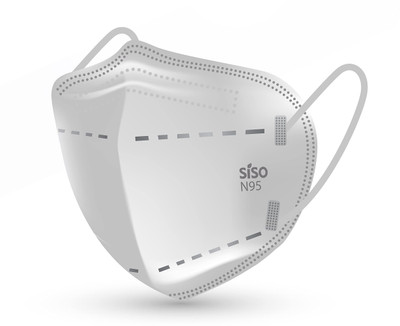 SISO N95 5 Layer Face Mask FFP2 (Pack of 50) - ISI Mark/BIS Certified(White, Free Size, Pack of 50)