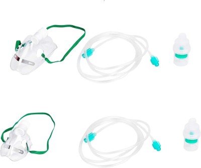 Wellstar Child Masks Kit with Air Tube,Medicine Chamber Nebulizer(Transparent)