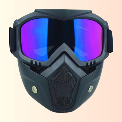 THEGREEKDECOR Goggle Mask Anti Scratch UV Protective Open Face & Eyewear Windproof Dirt Shield Power Tool  Safety Goggle(Free-size)