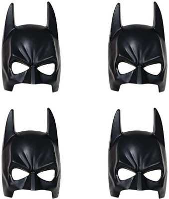 EDB Premium Quality Batman DC Super Hero Gift Party Mask(Black, Pack of 4)